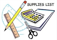 School Supplies List